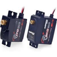 2/4Pcs Override Digital Servo Mechanism Hobby 9/17/25g 6/9/15/20kg Metal Gear Micro Servo For 1/8 1/10 RC Plane Glider Robot