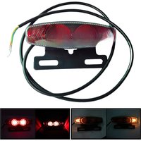 AliExpress NONE 1Pc 36V 48V Electric Bike Tail Light Ebike Rear Lights With Dynamic Turn Signal Position Brake Lamp