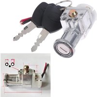 AliExpress NONE 1x Battery Lock 2x Key Bigger Head Type Electric Bicycle Ignition On/Off Key Switch Heavy Load E-bike Li-ion Battery Casing Lock