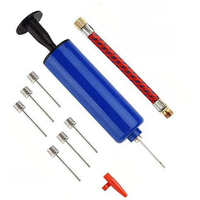AliExpress NONE 10pcs Ball Pump Set Hand Pump Inflator Portable Ball Inflating Pump Tools with Air Hose