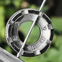 AliExpress Bicycle Spoke Nipple Wrench 8 Way Groove Bike Wheel Rim Adjuster Spanner Galvanized Repair Service Mtb Tool Key Accessories