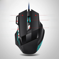 Professional 5500 DPI Gaming Mouse 7 Buttons LED Optical USB Wired Mice for Pro Gamer High Quality