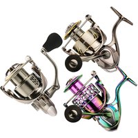 Fishing Reel 1000-6000 5.2:1 9+1BB Fishing Reels MAX Drag 10-25KG Power Spinning Reel Metal body Reel For Seawater Reel