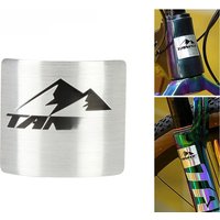 AliExpress TANKE Bike Head Badge Decals Stickers BMX Folding MTB Bicycle Front Frame fork protect Sticker Scooter Aluminum Alloy Cycling