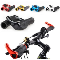 AliExpress NONE Anti-slip Rubber Bicycle Handlebar End Cover Aluminum Alloy Lock Mountain Bike Handlebar Bicycle Anti-slip Handle Cover