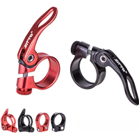 AliExpress ZTTO Bicycle Seatpost Clamp 28.6/31.8/34.9mm MTB Road Bike Seat Tube Clip Quick Release Seat Tube Clamp Bike Saddle Seat Clamp