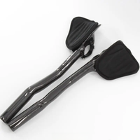 AliExpress NONE Newest road bike triathlon Time trial 3K UD 12K full carbon fibre bicycle extended TT style rest handlebar carbon bar lightest