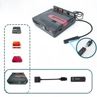 TicKnot FDSKey Famicom Disk Adapter For Sharp Twin Famicom Disk System Cable FDSKey For Nintendo AV Famicom Console