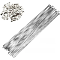AliExpress TRUYOU 40PCS 131mm-180mm 14G 14K 2.0mm Silver Bike Spokes Stainless Steel Mountain Road High Strength Folding MTB BMX
