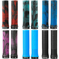 AliExpress DEEMOUNT Deemount TPR Bicycle Handlebar Grips Anti-skid Bar End Comfy Hand Feel MTB Cycling Hand Rest Shock-absorbing Bike Grips
