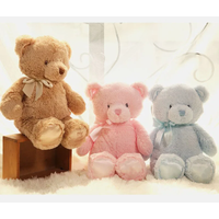 35cm Creative Colorful Teddy Bear Stuffed Animal Plush Toy Send friends and lovers Christmas Gift for Kid