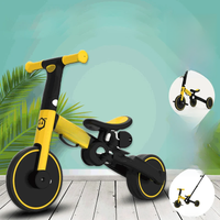 AliExpress NONE LazyChild Plastic Tricycle for kids Hot 5-in-1 Infant Trike Baby Balance Bike Kick Scooter Child Stroller Gift For 1-6 Year