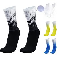 AliExpress NONE New Style Polka Dot Summer Sports Cycling Socks Non-slip Silicone Pro Outdoor Racing Bike Socks Calcetines Ciclismo