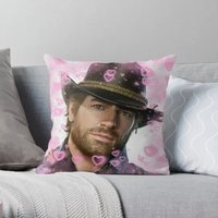 Arthur Morgan Hearts Printing Throw Pillow Cover Decor Wedding Cushion Soft Bed Fashion Sofa Pillows not include One Side