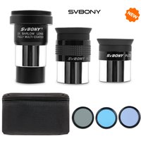 Svbony SV233 1.25"Eyepiece Eight-Piece Telescope Accessory Kit for astronomical planetary observation