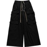 Owen Seak Men Cargo Pants Casual Loose Gothic Men's Trousers Autumn High Street Black Long Pant Size XL