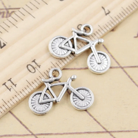 AliExpress YOUNGISMONEY 20pcs Charms Bicycle Bike 15x20mm Tibetan Silver Color Pendants Antique Jewelry Making DIY Handmade Craft