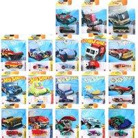 2024 Original Hot Wheels Car Let's Race Toys for Boy 1/64 Diecast Duck Roll Tanknator Kowloon Hypervan Mod Rod T-rextroyer Donut