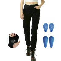 AliExpress VOLERO Volero Female Knight Motorpool Riding Jeans Motorcycle Daily Cycling Sports Casual Protective Pants Four Seasons Motor Trousers