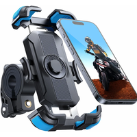 AliExpress Joyroom Motorcycle Bike Phone Mount Upgrade Phone Holder Ultra-Stable Bicycle Phone Mount Handlebar Cell Phone Clamp for Scooter