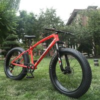 AliExpress LISM Selfree Snowbike 4.0 With Wide Tires 24inch/26inch Variable Speed Fat Tires Shock Absorption Mountain Bike Beach Bike Zxc