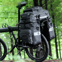 AliExpress Rhinowalk Bike Pannier Bag 3 In 1 Big Capacity With Rain Cover Rear Rack Seat Trunk Bags For Mtb Road Folding Bicycles E-Bike