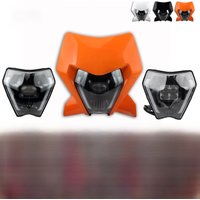 AliExpress PowerMotor Motorcycle LED Headlight for KTM EXC SXF XCW MX 2024 Head Light Panel Supermoto Headlamp Fairing Dirt Bike Enduro Motocross
