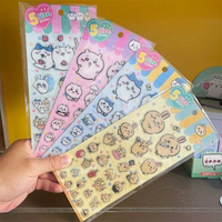 jiyi Epoxy Stickers Cute Usagi Hachiware Shikawara 3D Decal Stickers Waterproof Decorative Stickers for Laptops Scrapbooking