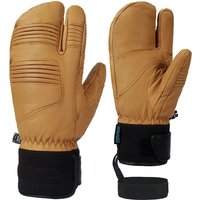AliExpress Durable Three Fingers Ski Gloves Women/Men Thickened Sheepskin Winter Gloves Windproof Waterproof Cycling Gloves