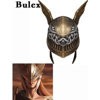 Bulex Eldon Circle Latex Helmet Valkyrie Malene Helmet Peripheral Halloween Cosplay Mask Props Collection Ornaments