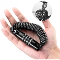 AliExpress ROCKBROS Mini Password Lock Anti-theft Bicycle Durable Steel Wire Lock Helmet Lock Chain Bike Frame Lock Bike Accessories
