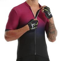 AliExpress X-TIGER Cycling Jersey Mens Bike Shirt Short Sleeve Gradient Color Series Breathable Reflective UPF50+ Mountain Bicycle Clothing