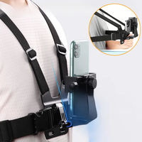 AliExpress olaf Chest Phone Holder Adjustable Phone Clip Stand With Chest Strap Fixation Bracket For Cycling Sports Climbing Camera Mobile Phone