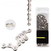 AliExpress riderace RIDERACE Bicycle Chain 116L 8 9 10 11 12 Speed Silver Ultralight Mountain Road Bike Chain For 24/27/30 Variable Speed Chain
