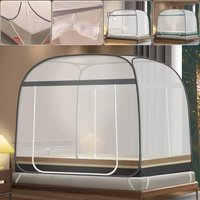 Simple Mosquito Net Portable Camping Tent Single Double Bed Canopy for Adult Foldable Bunk Mesh Net Breathable Mosquito Net์๊ธฐ์นจ๋
