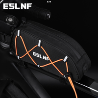 AliExpress ESLNF Cycling Top Tube Bags Bike Frame Storage Pack Waterproof Brim Reflective Strip Side Drawstring Design Bicycle Accessories