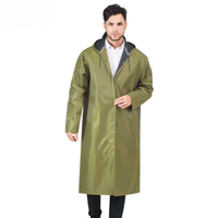 Raincoat Long Rainproof Thickened Student Travel Hiking And Climbing One-piece Suit For Men And Women Long Raincoat