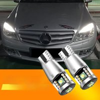 2PCS/4PCS For Mercedes Benz C-Class W203 W204 C63 C200 C180 LED Clearance Light Bulbs Parking Lamp W5W T10 Canbus No Error White