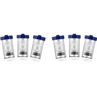 6 Pieces Hydrogen Peroxide Contact Lens Case Cleaner, Eye Scleral Contact Lens Stiff Clip Washer Machine, Portable