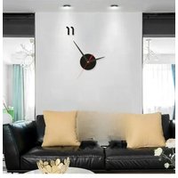 Creative 3D Digit Wall Clock DIY Acrylic Silent Digital Clock Mirror Wall Stickers for Living Room Bedroom Kitchen Decoration
