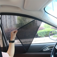 4pcs car sunshade, window magnetic mesh, sun protection, heat insulation, sunshade cloth