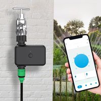 Bluetooth/WiFi Programmable Water Valve Smart Irrigation Watering Timer Automatic Garden Lawn Sprinklers Rain Delay Controller
