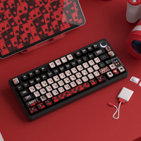 OEM Profile Pudding Backlit Keycaps PBT PC Material Joker Theme Dye Sublimation Keycap For Mx Switch Mechanical Keyboard
