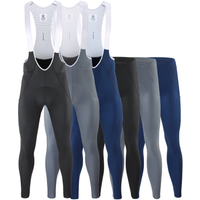 AliExpress KEMALOCE Cycling Long Pants Men Autumn Blue&Grey Gel Pad Reflective Bike Bib Pants Breathable Bicycle Trousers With Rear Pocket