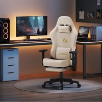 Chaise de jeu Woltu, chaise de bureau ergonomique pour ordinateur avec accoudoirs 3D, dossier réglable, chaise pivotante pour bureau.