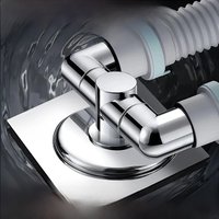 Downpipe Washing Machine Deodorant Three Head Through Drain Pipe Floor Drain Special Joint Deodorant Overflow Three-way Shunt