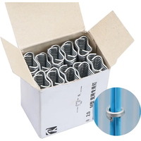 600 Pcs/box M Nail Ring Cages Installed Chicken Duck Bird Dog Cage Clamp 2.0 Quail Tied Dove Cage Clamp Rabbit Staples
