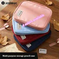 Large Capacity Pencil Case Handheld Pencil Bag Stationery Box Portable Stationery Storage Bag