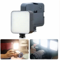 Mini LED Clip Video Light Portable Canon Camera Gopro Vlog Photographic Fill Light 5W 6500K for Tiktok Video Conference Selfie