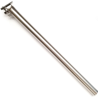 AliExpress NONE Titanium Alloy 3AL2.5V 31.8mm CNC Seatpost for Brompton Folding Bike 4 Sizes 600 / 580 / 550 / 520mm